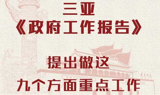 视频 | 三亚市政府工作报告提出做这九个方面重点工作→（2020三亚市政府工作报告全文）