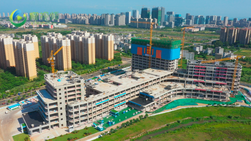 瞰海南 | 海南省妇幼保健院异地新建项目顺利封顶 预计2023年6月投入使用