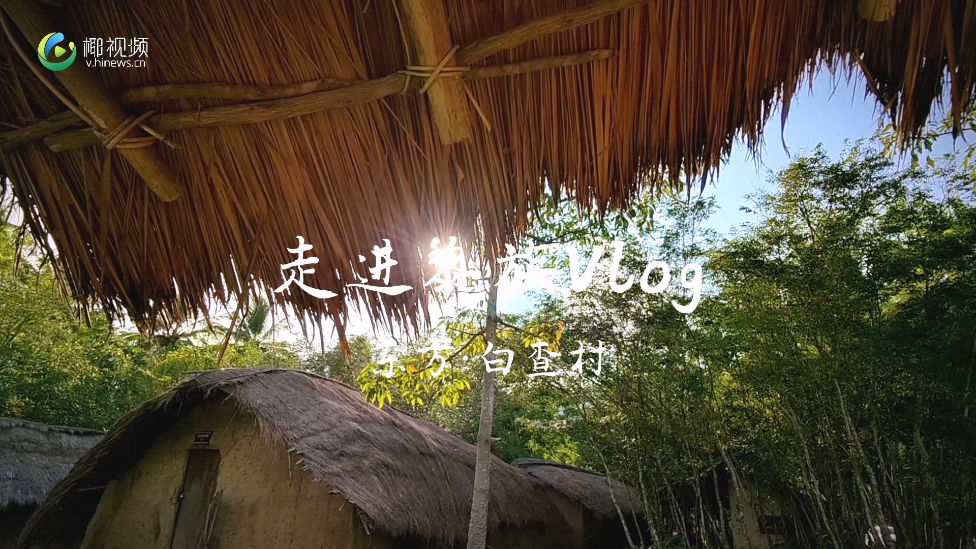 走进黎族Vlog｜东方白查村：“覆船”立为屋 原始传千年（东方白查村门票多少）